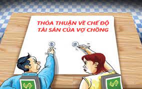 Thỏa thuận về chế độ tài sản của vợ chồng