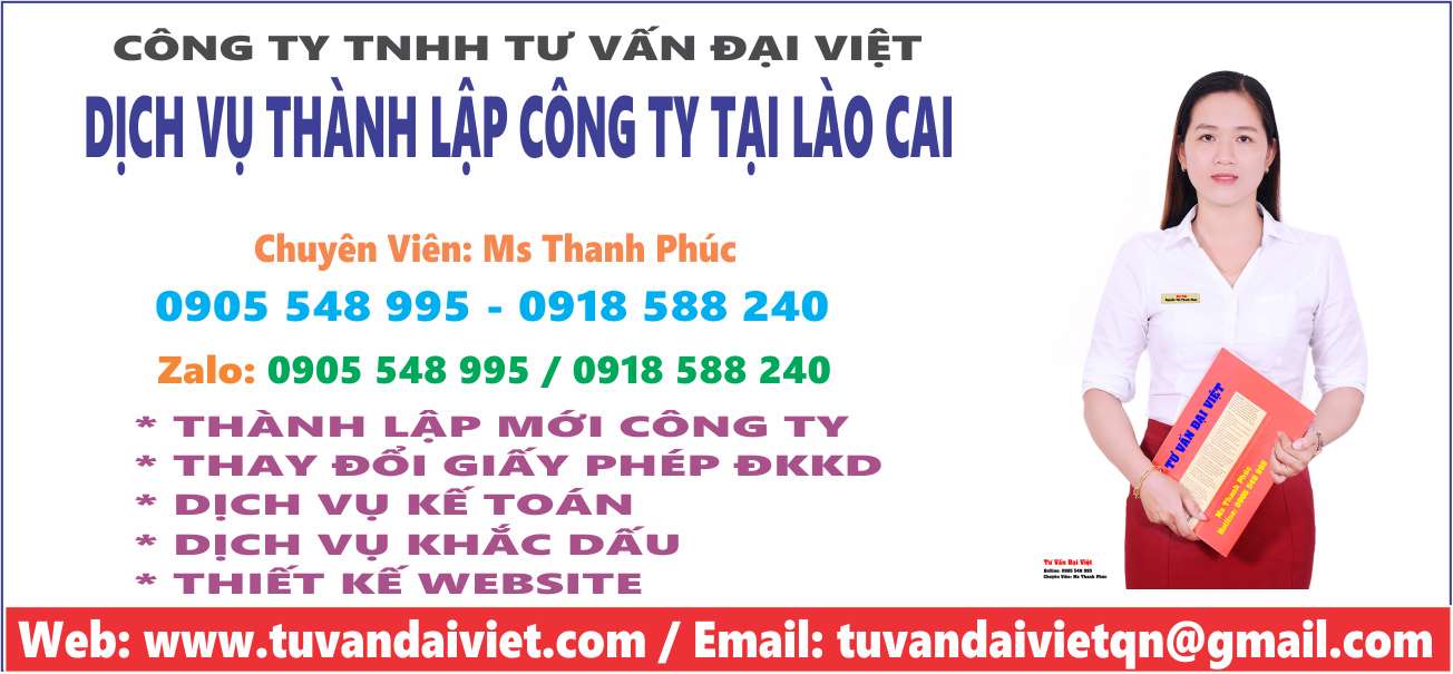 Th&agrave;nh lập c&ocirc;ng ty tại Bảo Thắng