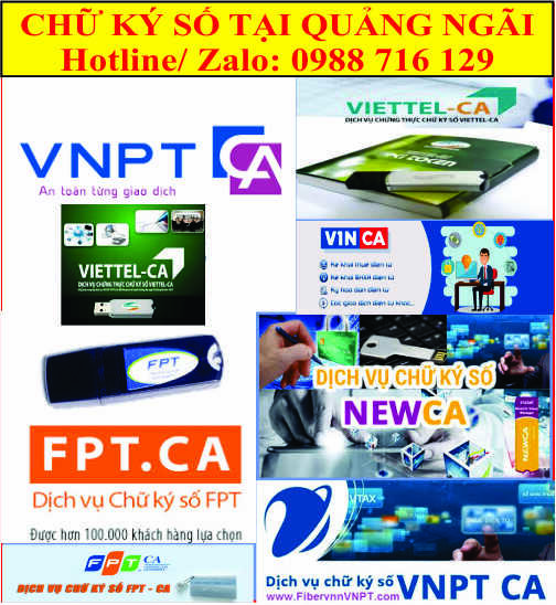 Dịch Vụ Chữ K&yacute; Số Tại Quảng Ng&atilde;i