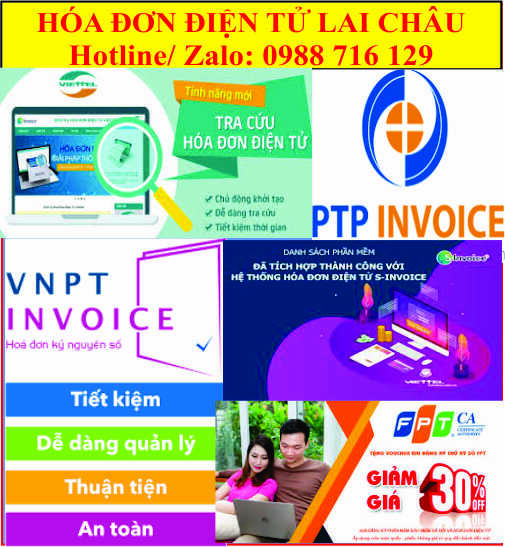 Dịch vụ h&oacute;a đơn điện tử tại Lai Ch&acirc;u