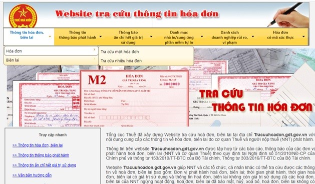 Cách tra cứu hóa đơn giá trị gia tăng