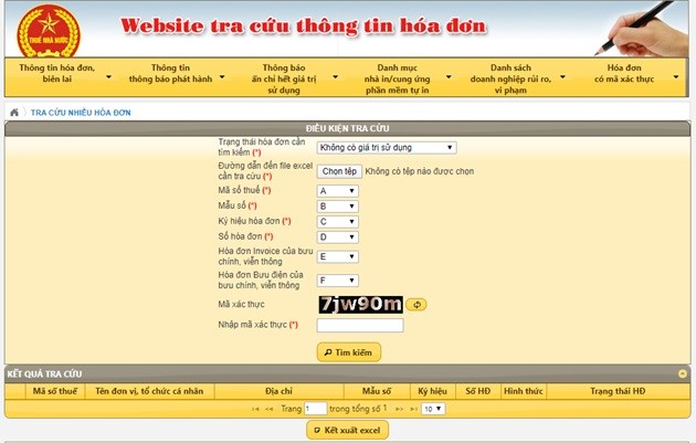 Cách tra cứu hóa đơn giá trị gia tăng