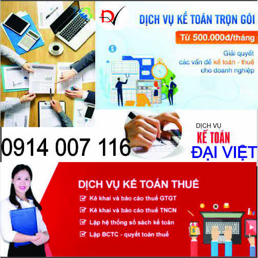  Dịch vụ kế toán tại Thái Bình