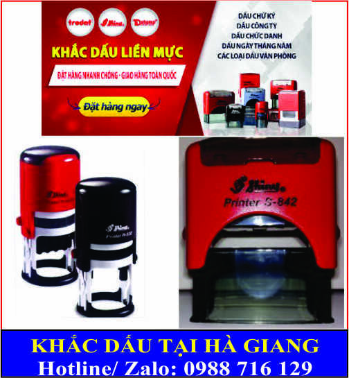 Dịch Vụ Khắc Dấu Tại H&agrave; Giang - Khắc Dấu H&agrave; Giang